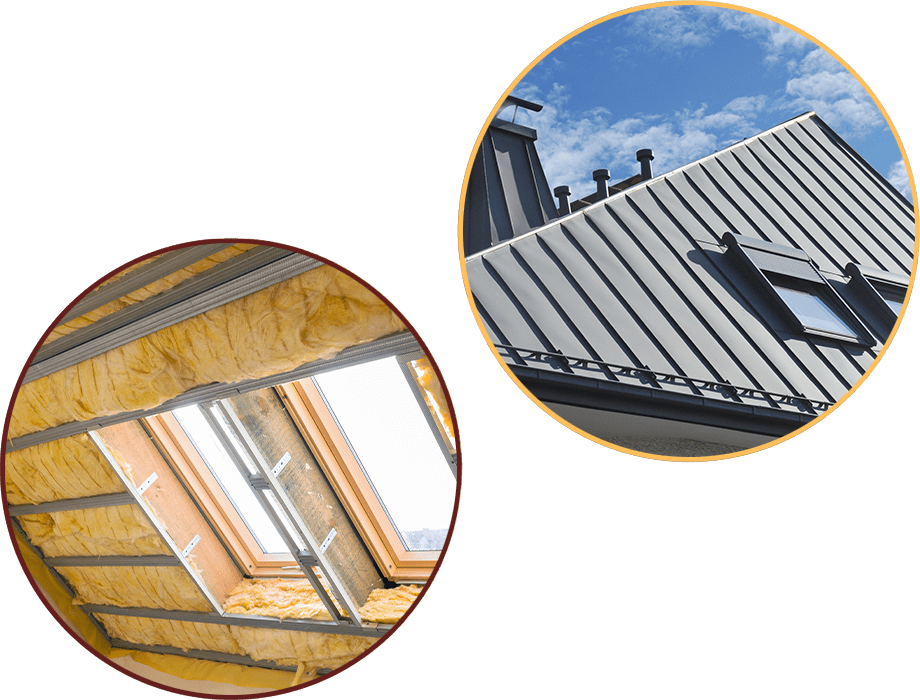 isolation et réparation de toit